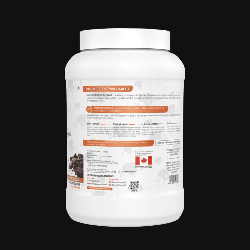 Bake Nutrition Whey ISO 90% 2lbs - Image 3