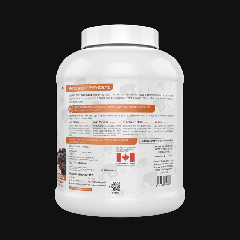 Bake Nutrition Whey ISO 90% 4lbs - Image 3
